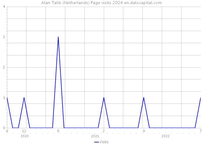 Alan Talib (Netherlands) Page visits 2024 