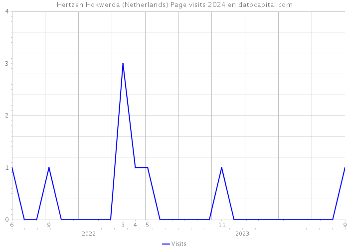 Hertzen Hokwerda (Netherlands) Page visits 2024 