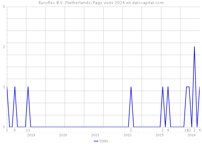 Euroflex B.V. (Netherlands) Page visits 2024 
