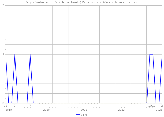 Regio Nederland B.V. (Netherlands) Page visits 2024 