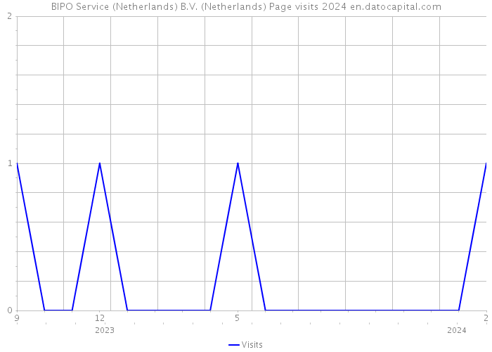 BIPO Service (Netherlands) B.V. (Netherlands) Page visits 2024 