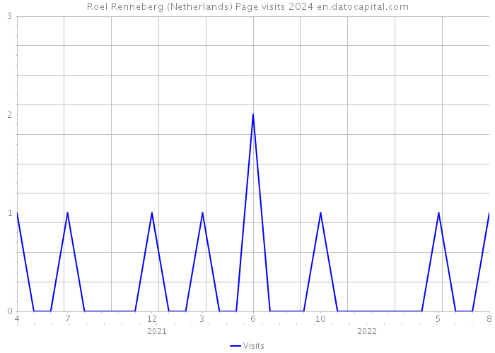 Roel Renneberg (Netherlands) Page visits 2024 