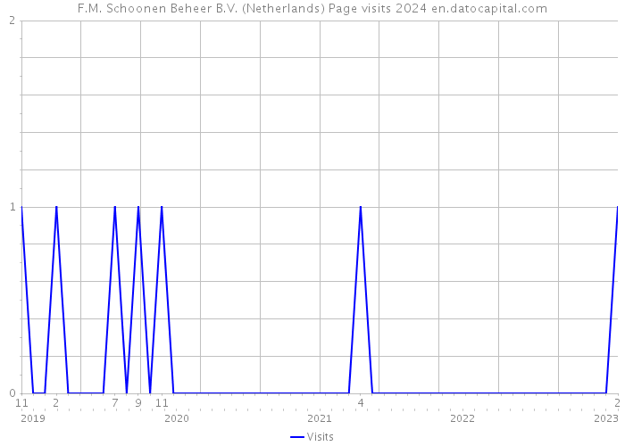 F.M. Schoonen Beheer B.V. (Netherlands) Page visits 2024 