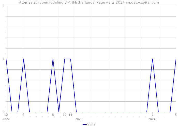 Attenza Zorgbemiddeling B.V. (Netherlands) Page visits 2024 