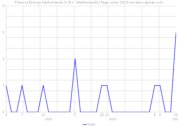 Fisterra Energy Netherlands IV B.V. (Netherlands) Page visits 2024 