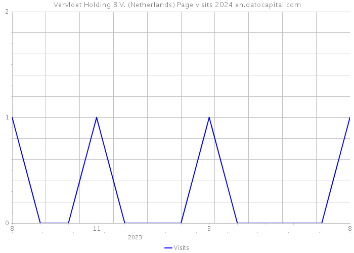 Vervloet Holding B.V. (Netherlands) Page visits 2024 
