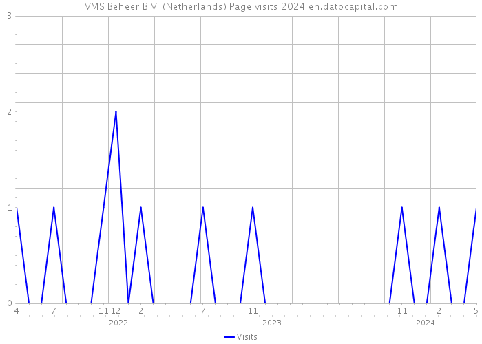 VMS Beheer B.V. (Netherlands) Page visits 2024 