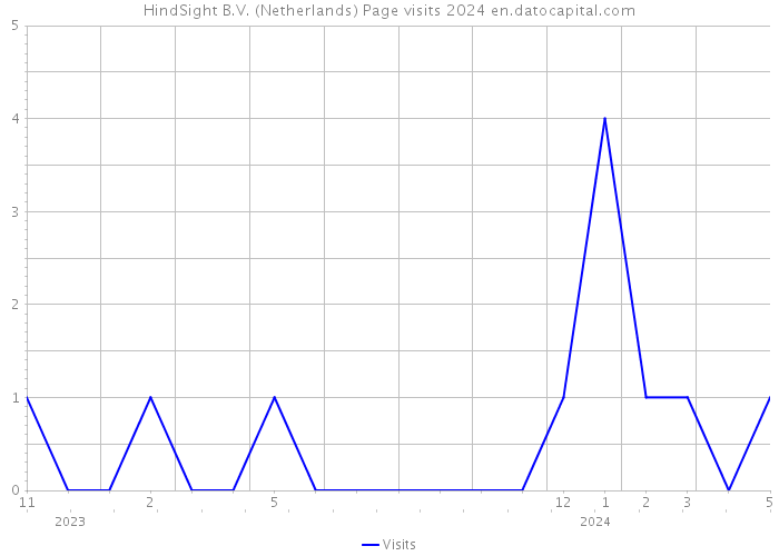HindSight B.V. (Netherlands) Page visits 2024 
