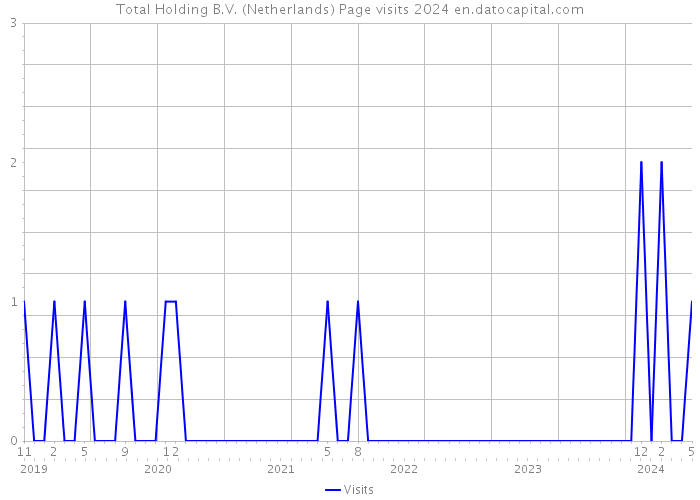 Total Holding B.V. (Netherlands) Page visits 2024 