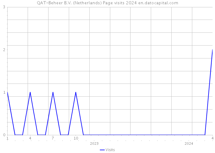 QAT-Beheer B.V. (Netherlands) Page visits 2024 