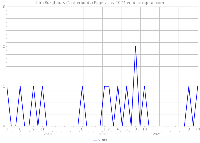 Kim Burghouts (Netherlands) Page visits 2024 