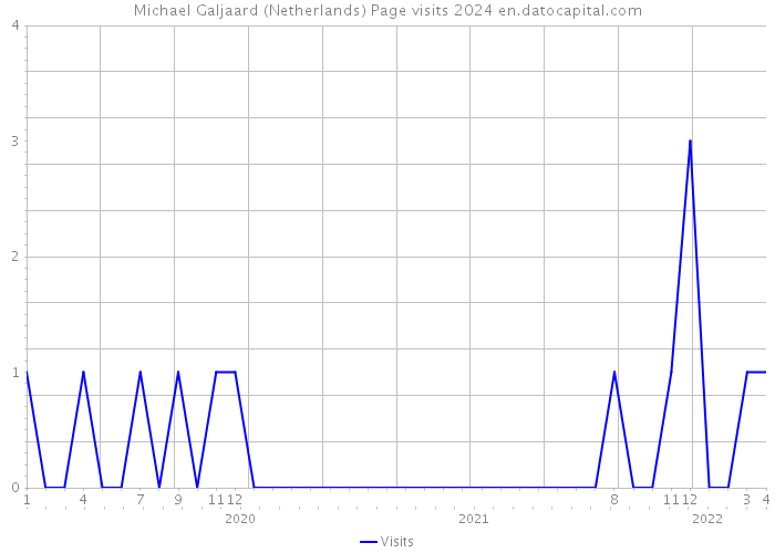 Michael Galjaard (Netherlands) Page visits 2024 