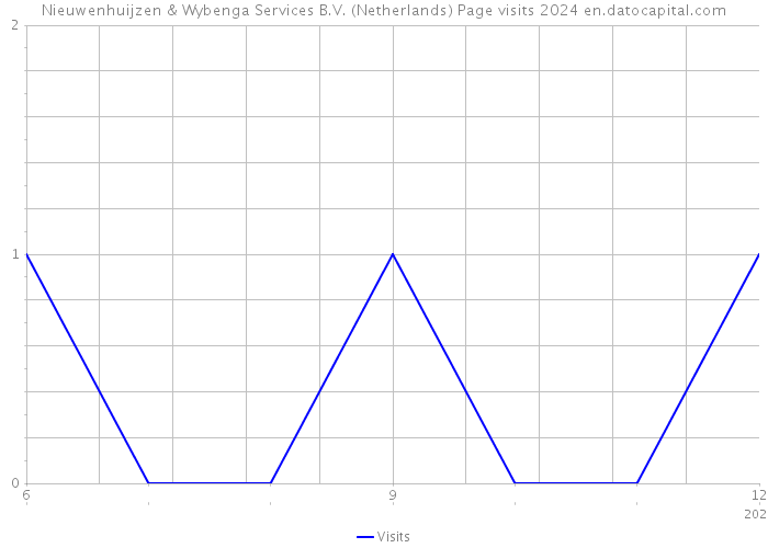 Nieuwenhuijzen & Wybenga Services B.V. (Netherlands) Page visits 2024 