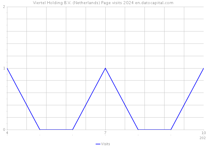 Viertel Holding B.V. (Netherlands) Page visits 2024 