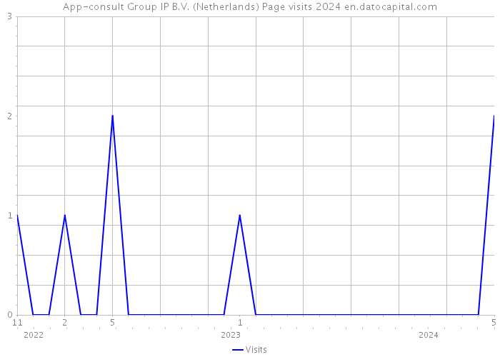 App-consult Group IP B.V. (Netherlands) Page visits 2024 