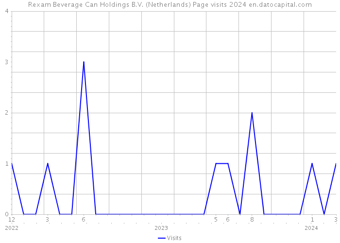 Rexam Beverage Can Holdings B.V. (Netherlands) Page visits 2024 