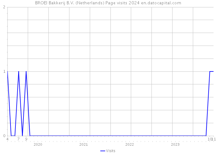 BROEI Bakkerij B.V. (Netherlands) Page visits 2024 
