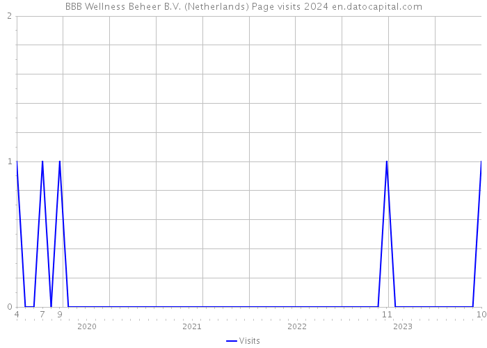 BBB Wellness Beheer B.V. (Netherlands) Page visits 2024 