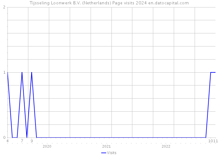 Tijsseling Loonwerk B.V. (Netherlands) Page visits 2024 