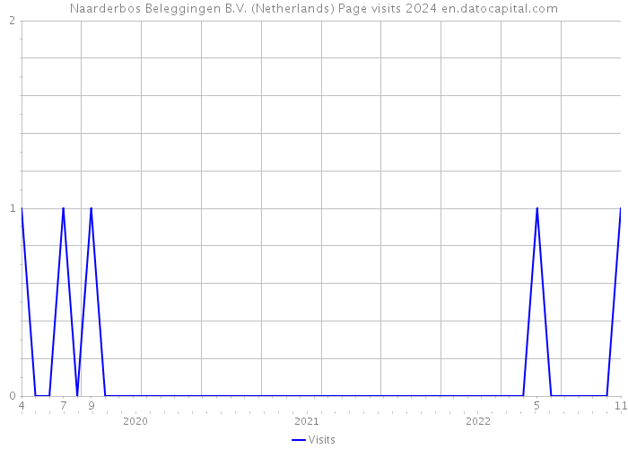 Naarderbos Beleggingen B.V. (Netherlands) Page visits 2024 