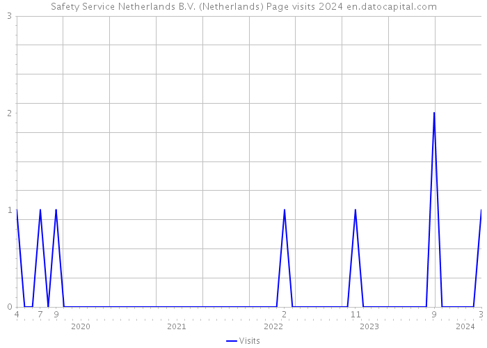 Safety Service Netherlands B.V. (Netherlands) Page visits 2024 