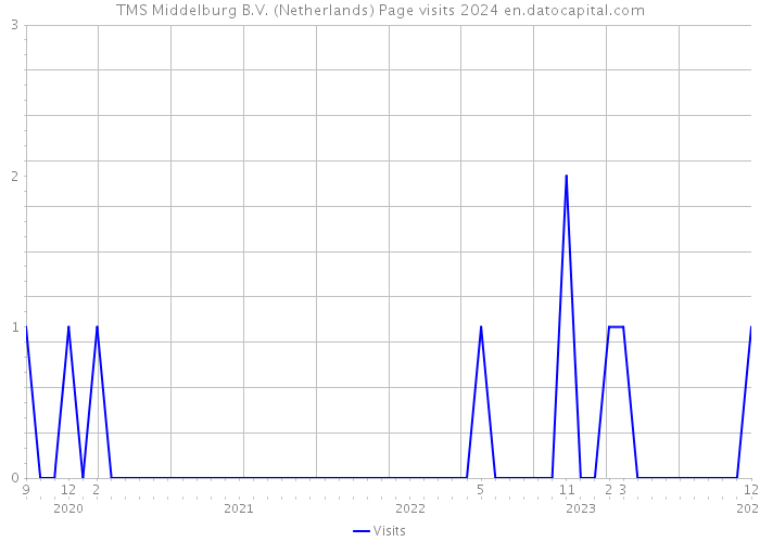 TMS Middelburg B.V. (Netherlands) Page visits 2024 