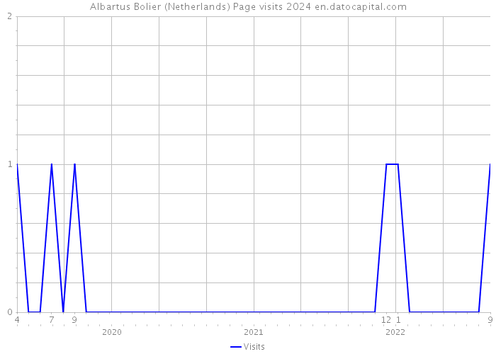 Albartus Bolier (Netherlands) Page visits 2024 
