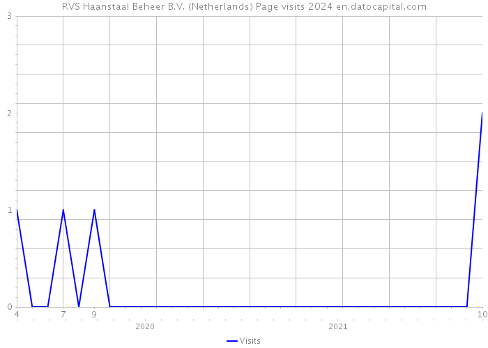 RVS Haanstaal Beheer B.V. (Netherlands) Page visits 2024 