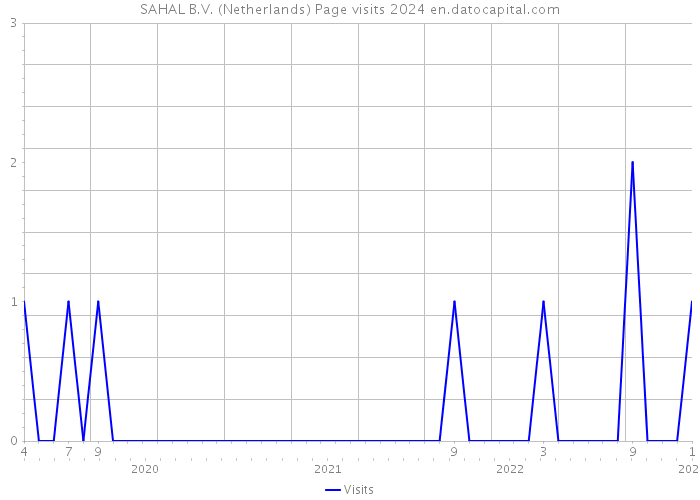 SAHAL B.V. (Netherlands) Page visits 2024 