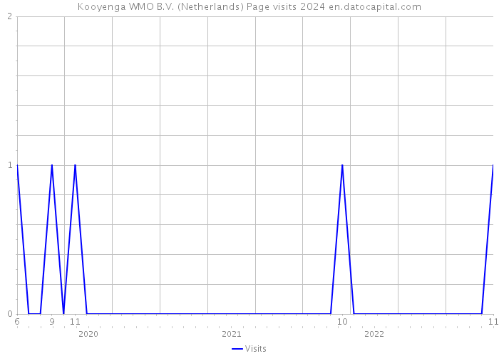 Kooyenga WMO B.V. (Netherlands) Page visits 2024 