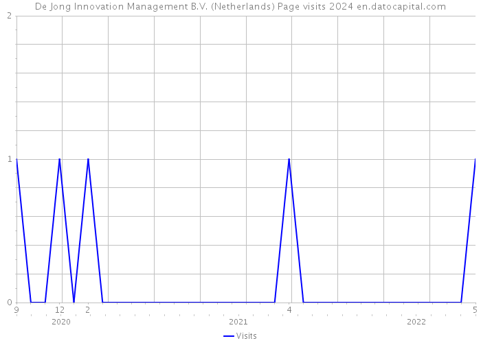 De Jong Innovation Management B.V. (Netherlands) Page visits 2024 