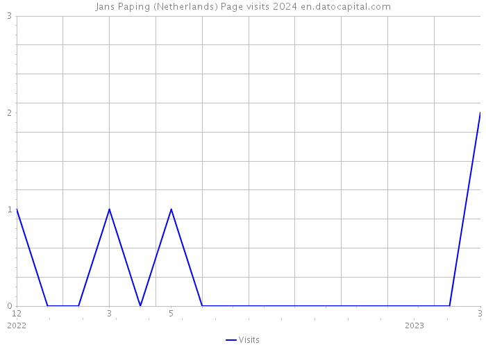 Jans Paping (Netherlands) Page visits 2024 