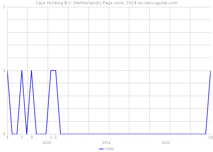 Case Holding B.V. (Netherlands) Page visits 2024 
