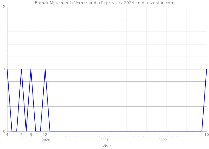 Franck Mauchand (Netherlands) Page visits 2024 