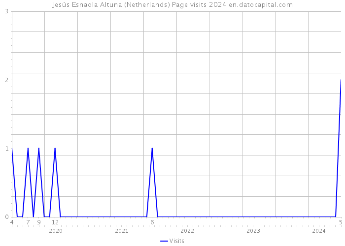 Jesús Esnaola Altuna (Netherlands) Page visits 2024 