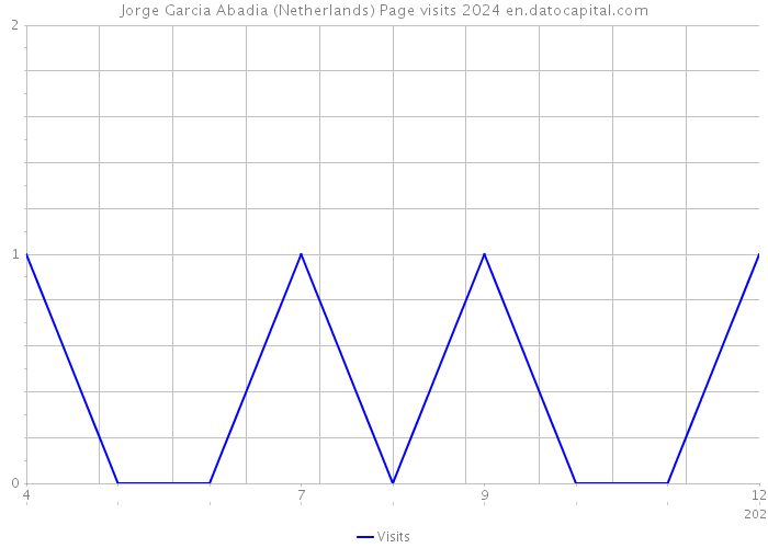 Jorge Garcia Abadia (Netherlands) Page visits 2024 
