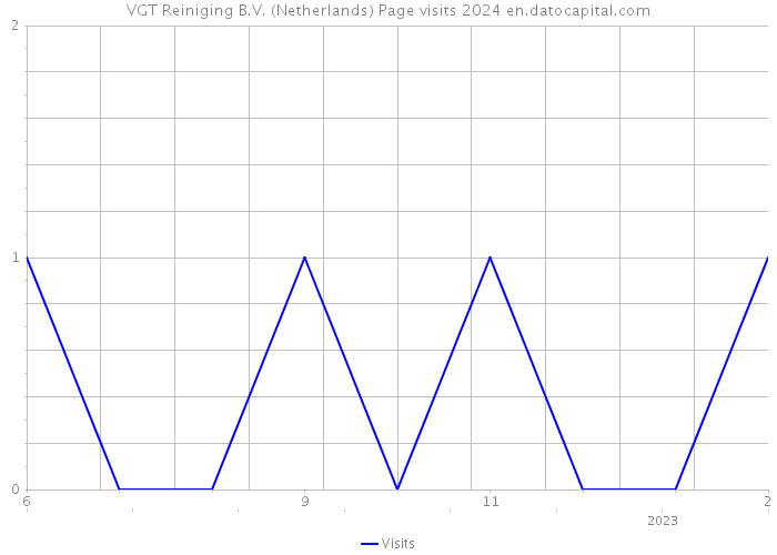VGT Reiniging B.V. (Netherlands) Page visits 2024 