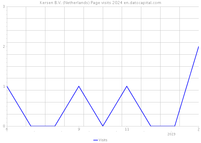 Kersen B.V. (Netherlands) Page visits 2024 