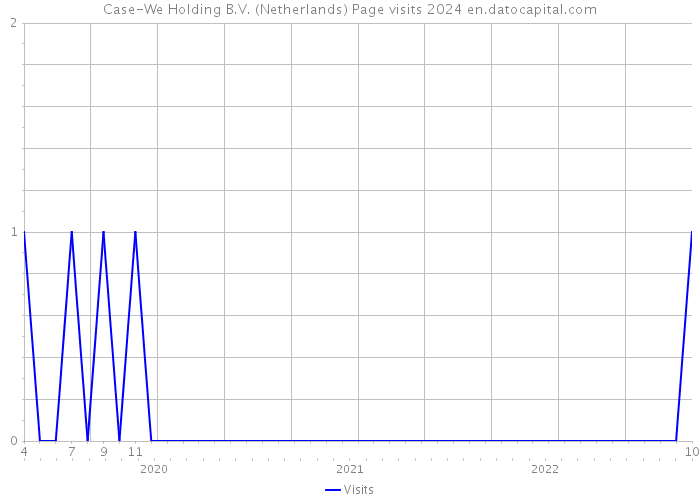 Case-We Holding B.V. (Netherlands) Page visits 2024 