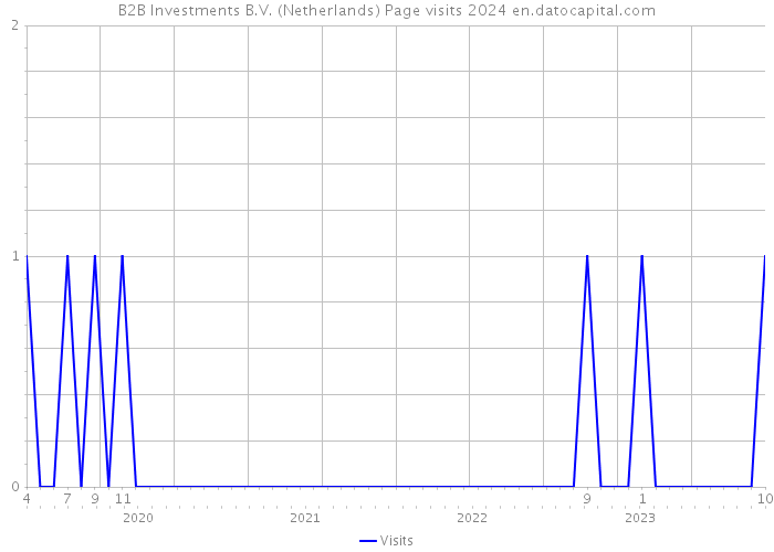 B2B Investments B.V. (Netherlands) Page visits 2024 