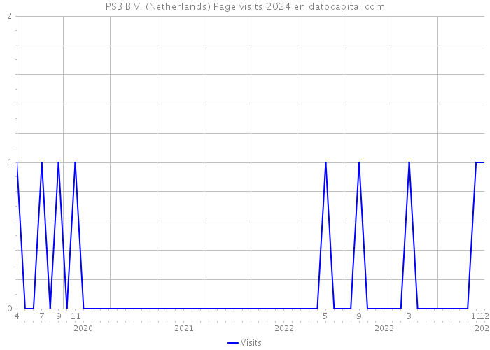 PSB B.V. (Netherlands) Page visits 2024 