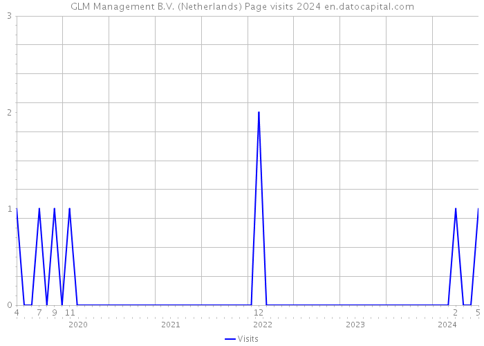 GLM Management B.V. (Netherlands) Page visits 2024 