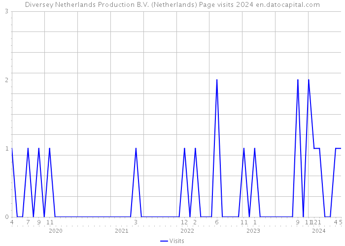 Diversey Netherlands Production B.V. (Netherlands) Page visits 2024 