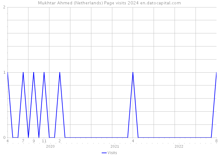 Mukhtar Ahmed (Netherlands) Page visits 2024 
