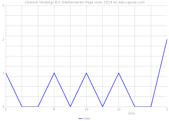 Channel Holdings B.V. (Netherlands) Page visits 2024 