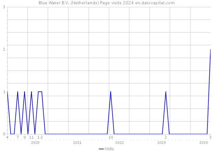 Blue Water B.V. (Netherlands) Page visits 2024 
