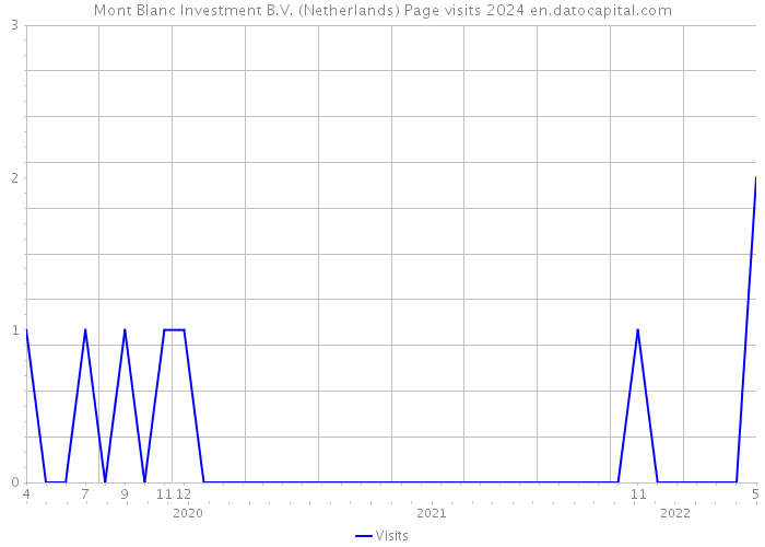 Mont Blanc Investment B.V. (Netherlands) Page visits 2024 