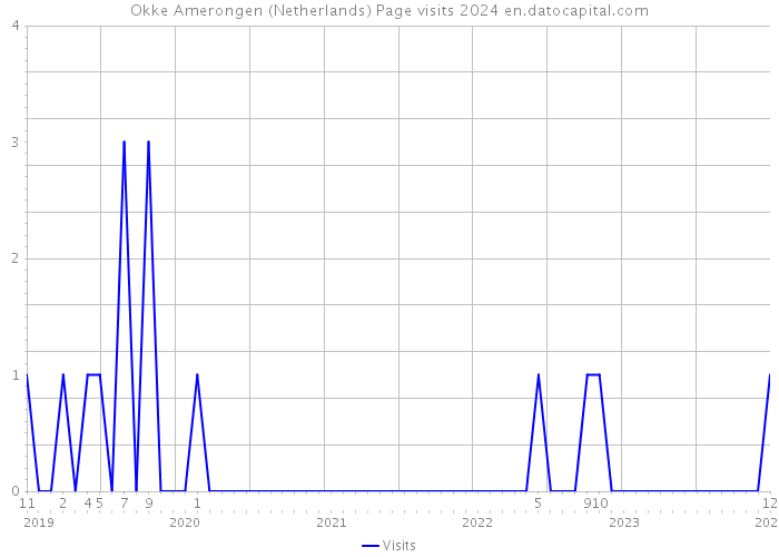 Okke Amerongen (Netherlands) Page visits 2024 