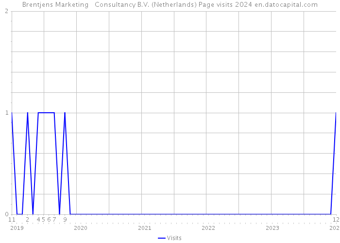 Brentjens Marketing + Consultancy B.V. (Netherlands) Page visits 2024 