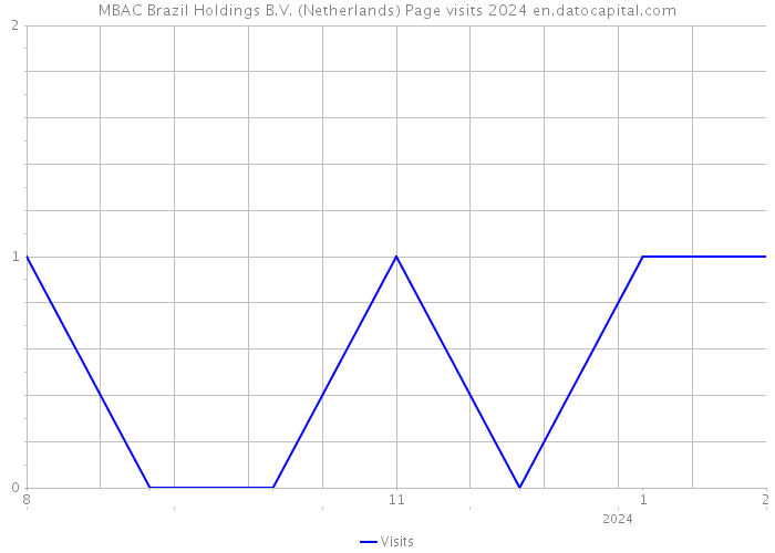MBAC Brazil Holdings B.V. (Netherlands) Page visits 2024 